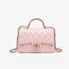 Dropshipping 2025 Nuevo Estilo Bolso Pequeño Estilo Chanel Vintage Acolchado con Cadena Versátil para Hombro Axila Cruzado