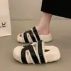 Zapatillas de Piel Wangping Planas Birkenstock para Mujer Zapatos 2026 Otoño/Invierno Nuevas Suela Gruesa Imitación Lana de Cordero Zapatillas Ropa de Exterior para Mujer