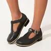 Talla de Zapato 48 Exportación Estudiante Retro Nuevo Estilo Zapatos de Mujer Talla Grande 34 Negro Clásico Amarillo Clásico Tacón Bajo 2026