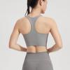 Chaleco de yoga Sujetador deportivo para correr a prueba de golpes sensación nude sin costuras copa delgada integrada Pilates talla grande ropa interior fitness