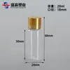 Botellas de Plástico para Mascotas al por Mayor 30ml 100ml 150ml 200ml con Tapas Metálicas de 18mm y 20mm, Botellas Transparentes Dispensadoras