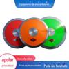 Treinamento de competição esportiva de atletismo Disco de nylon Bolo de plástico sólido de madeira Disco redondo para exame de alunos do ensino fundamental e médio