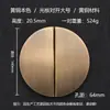 Manija de Puerta de Mueble, Estilo Chino Nuevo, Manija Sólida de Lujo para Armario de Ropa, Placa Redonda Amarilla con Patrón de Nube, Manija Redonda de Doble Apertura Dragón y Fénix
