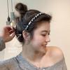 Retro Pasador Antideslizante Banda para el Cabello para Mujer Combinación Total Corea del Sur Celebrante Cibernético 2021 Nuevo Estilo Tocado Moda Salir para Lavarse la Cara Diadema