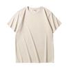 Camiseta de cuello redondo de algodón peinado hilado AG190 G, ajustada, holgada, informal, publicitaria, cultural, con estampado de ropa de clase