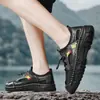 Zapatos de hombre de talla grande transfronterizos para primavera y otoño, zapatos casuales de cuero para exteriores para hombre, zapatos de malla transpirable hechos a mano, zapatos cómodos para conducir