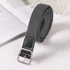 Cinturón Tejido Elástico para Hombre y Mujer con Hebilla de Pasador, Versátil Cinturón Casual de Lona, Sin Agujeros, Ajustable, Soporta Personalización, En Stock