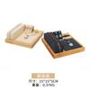 Expositor de joyas de madera maciza, soporte para anillos, pulseras, pendientes, aretes, placa para uñas, almacenamiento de joyas, accesorios de exhibición, placa