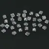 Tampões de Ouvido de Silicone Trevo de Quatro Folhas Studs para Orelha Cor Dourada 18K Conserva a Cor Acessórios de Brinco Antiderrapantes Brincos DIY