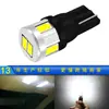 Luz de Placa LED Indicadora de Largura T10 5730/5630 Luz Diurna de Carro W5W Luz de Instrumento de Alto Brilho 6 LEDs Indicador de Largura