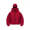 Sudadera con capucha y cremallera de comercio exterior popular, lisa, para DIY, otoño, estilo ins, con capucha doble para hombre y mujer, adecuada para primavera, otoño e invierno, prenda para pareja