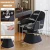 Banqueta de Maquiagem Giratória Estilo Retrô de Celebridade da Internet, Cadeira de Maquiagem de Luxo Usada, Banqueta de Assento para Vestir no Quarto das Meninas