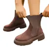 Otoño 2026 Nuevo Talla Grande Botas Casuales Cómodas para Mujer Estilo Europeo y Americano Modernas para Exteriores Talla Única