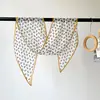 Lenço de Seda Leve e Respirável de Verão, Lenço Longo de Seda com Estampa Paisley 170, Lenço Cinto Multiuso, Protetor de Pescoço