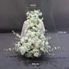 Flores Artificiales para Fiestas de Cumpleaños, Flores de Mesa tipo Cascada, Tiras de Flores Colgantes, Decoraciones para Ventanas, Arreglos Florales para Bodas, Compromisos, Ceremonias de Entrega de Coches y Flores Decorativas