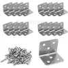 Conector Fijo de Ángulo Recto de 90 Grados para Mesa, Silla, Gabinete, Armario, Estante de Hierro, Código de Esquina de Amazon Transfronterizo