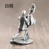 Escultura de latón con propuesta de pareja de ancianos, adorno creativo para amigos, hombres y mujeres, decoración de escritorio y dormitorio, pequeños regalos.