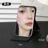 Espejo de maquillaje portátil de mano para mujer, sencillo, de escritorio, para dormitorio, de viaje, plegable