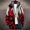 Cardigan con capucha y cremallera suelta para hombre, chaqueta de algodón, 3D digital, sin riesgos, nuevo, independiente de Temu, para hacer tú mismo con imágenes