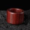 Incienso Jiangzhen sándalo verde ébano sándalo rojo sándalo de sangre anillo llave regalo chino juego de texto artesanía piezas pequeñas para jugar