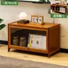 Mueble de TV moderno y sencillo para sala de estar, uso doméstico, combinación de mesa de centro sencilla, mueble de TV de pie con almacenamiento integrado para apartamentos pequeños