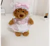 [Solo Ropa] Llavero Colgante Oso de Barcelona Muñeco de 12 cm Ropa de Sirvienta Año Nuevo Navidad