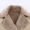 Comercio Exterior 2025 Invierno Nuevo Estilo Europeo y Americano Moda Femenina Holgado Elegante Abrigo de Doble Cara 8490704