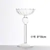 Candelabro Europeo Alto a Rayas Adornos Decoración para el Hogar Suministros para Bodas Accesorios para Cena Romántica a la Luz de las Velas