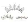Guanzhi Niu F136/G23 Body Piercing de Aleación de Titanio Joyería Zirconia Aretes Hélice de Oreja Studs para Hélice de Oreja Studs para Labio Accesorios para Orejas Accesorios para Labios