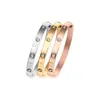 Bestseller transfronteiriço europeu e americano: Pulseira de aço titânio com dez diamantes, banhada a ouro 18k, não desbota, design de luxo leve
