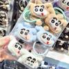 Celebridad de Internet Lindo y Peculiar Peluche de Crayon Shin-Chan Dibujos Animados Goma para el Cabello Infantil Banda para el Cabello de Niña Cuerda Elástica para el Cabello