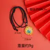 Novo Estilo Chinês Pingente Antigo de Areia Dourada Tendência Nacional Colar Vazado com Filigrana Design Feminino Fabricante de Joias Atacado