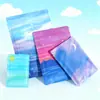 Venda Direta da Fábrica Série Aquarela Sacola Surpresa Máscara para Olhos em Pedaços Embalagem de Amostra em Pó Mini Sacola de Presente