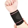 Proteção para pulso esportiva cinta para entorse envoltório protetor de pulso atacado bainha do tendão articulações distendidas masculinas e femininas respirável fitness verde
