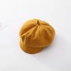 Boina de niña de moda estilo coreano gorra de visera de niño sombrero octogonal para estudiantes de primaria primavera, otoño e invierno cálido a prueba de viento