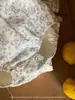 Ropa Infantil Jenny Ropa de Otoño para Bebés Niñas Estilo Coreano Floral Elegante Traje para Gatear Mameluco de Manga Larga Body