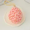 Esfera de Esponja de Panal para Baño para Uso en el Hogar con Cuerda para Colgar, Flor de Baño Espumosa Linda y Elástica, Esfera de Baño de Queso de Alto Valor