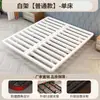Cama com estrutura de aço suspensa para uso doméstico, cama de casal 1,5m/1,8m sem cabeceira, estrutura de cama de solteiro em aço carbono 1m para imóveis de aluguel