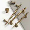 Manija de Puerta de Gabinete de Latón Estilo Americano, Manija de Mueble Antigua, Manija de Cajón Nórdica de Lujo Ligero para Gabinete Moderno