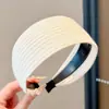 Diadema de tela de alta gama para otoño e invierno, extra ancha, adelgazante, estilo coreano, pinza para el pelo de terciopelo para mujer