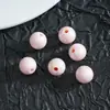 Contas Redondas de Acrílico com Manchas Cor de Doce Macaron Contas Soltas Cáqui Mistura de Cores de Natal Acessórios para Joias DIY