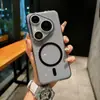 Adequado para Capa de Celular Magnética Transparente Nevoeiro de Gelo Huawei P80Pro+ P70 Mate70 High-End Capa Protetora Anti-Queda de Casca Dura