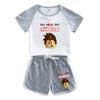 ROBLOX Conjunto de Verano para Niños 2023 Nuevo Algodón Camiseta de Manga Corta para Niños Shorts Casual Delgados Conjunto de Dos Piezas