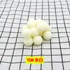 Bola de Pelo de 3 cm Colorida Alta Elasticidad Bola de Pelo Pequeña Accesorios DIY Bola de Poliéster Bola de Felpa Navideña Juguetes para Niños Zapatos y Sombreros