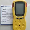 Suministro de Analizador de Gases Portátil Multiparamétrico Cd4 Detector de Gases Cuatro en Uno con Pantalla Digital para Lectura Directa