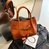 Bolsa Saco Estilo Coreano de Grande Capacidade para Mulheres 2025 Outono Nova Retro Simples de Alto Valor com Alça Única Transversal