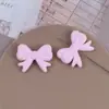 Coreano Dulce Otoño e Invierno Felpa Borgoña Lazo con Perlas Tocado Pendientes DIY Joyería Accesorios Hechos a Mano Venta al por Mayor