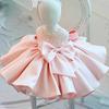 Vestido de un año para bebé niña, Vestido de primavera, Elegante vestido de primer cumpleaños, Vestido de los 100 días del bebé, Vestido de princesa para dama de honor
