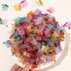 Pinza de agarre pequeña de mariposa de Amazon transfronteriza Accesorios para el cabello de niña Pinza de garra Liu Haifa degradado macarrón Pinza para coleta de cabello