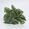 Parede de Plantas Artificiais Parede de Plantas Verdes Flor Folha Verde Combinando Decoração de Parede Folhas Coladas 5 Galhos Folhas de Rosa Verde Folhas de Sobrancelha